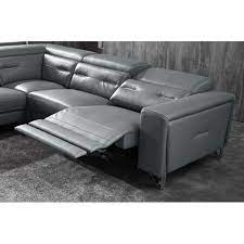 Les canapés d'angle design créent immédiatement un espace à forte personnalité et offrent un style de vie à partager. Canape D Angle Avec Un Relax Electrique En Cuir De Buffle Italien De Luxe 6 Places