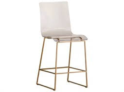 Gabby Sandy Clear Acrylic Counter Stool