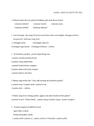 Pembuatan kalimat efektif sendiri bertujuan untuk menyampaikan isi. Tugas Bahasa Indonesia 50 Soal