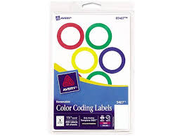 Print on sticker paper or regular paper and adhere with paper 24 designs available. Avery Printable Removable Color Coding Labels 1 1 4 Dia Assorted 400 Bx 5407 Newegg Com