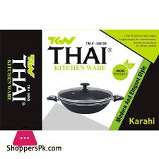 Buy Thai Kitchen Ware Karahi Non Stick Wok 26 Cm At Best Price In Pakistan In 2020 Kitchenware Cooking Kitchen Wok