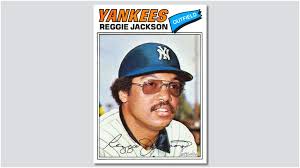 Maybe you would like to learn more about one of these? Baseball By Bsmile On Twitter Classic 1977 Topps Reggie Jackson Baseball Card Check Out That Airbrushed New York Yankees Helmet Mlb Baseball History Https T Co Fxkatutza8