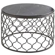 Pier One Hand Painted And Meticulously Fashioned Our Tremont Design Brings A Lovely Moroccan Inspir Round Coffee Table Black Coffee Tables Marble Coffee Table