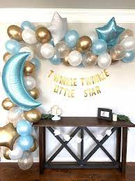 Twinkle Little Star Balloons Blue Twinkle Little Star Baby Etsy Twinkle Twinkle Baby Shower Baby Shower Balloons Moon Baby Shower