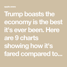 Trump Boasts The Economy Is The Best Its Ever Been Here