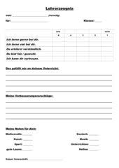 Fehlende zeugnisse dagegen können ein grund sein. Alltagspadagogik Beurteilung Von Lehrern Unterricht 4teachers De