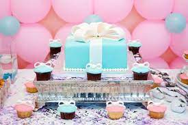 Tiffany Blue And Pink Baby Shower Rosa Babyparty Kuchen Fur Babyparty Rosa Geburtstag
