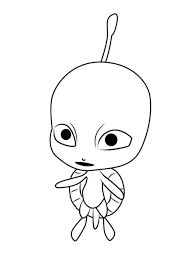 You can now print this beautiful kwami tikki coloring page or color online for free. Kwami Miraculous Ladybug Coloring Pages Novocom Top