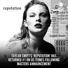 Taylor Swift's Reputation Album Returns to Number One