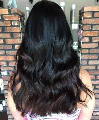 Black Hair With Chocolate Brown Balayage Partial Balayage Balayage Hair Hair Styles