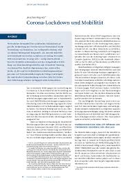 It is sydney's first full lockdown since early 2020. Coronavirus Lockdown And Mobility Publication Ifo Institute