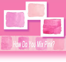 How Do You Mix Pink Celebrating Color