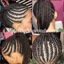 However, big box braids hairstyles are also available for the bold or those with long hair. Braided Ponytail Basic Cornrows No Extensions Added All Natural Style For 11 Year Old Cool Braids Braided Hairstyles Braided Hairdo