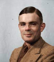 Jeremy fleming, gchq director, said: Alan Turing A Computer Scientist Philosopher And Cryptologist Who Played A Crucial Role In Breaking The Nazis Enigma Code Seen Here In Happier Times Unknown Date Colorizedhistory