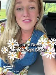 Chic Western Church Outfit Ideas: Dress, Cowgirl Boots & Accessories