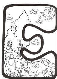 2.5 para colorear y recortar. Letras De Primavera Para Colorear