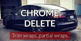 A @teslamotors model s p100d has arrived looking ready for a new car detail, a satin black vinyl chrome delete, full frontal xpel ultimate ppf & prestige film technologies . Trim And Partial Wraps Customwraps Ca