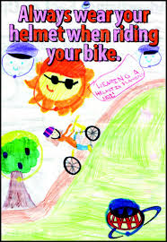 A1 size (841 x 594mm / 33.1 x 23.4in) gloss laminated colourful poster, perfect for highlighting to staff the importance of wearing a helmet. Bike Safety Poster Hse Images Videos Gallery