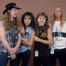 Metallica At The Poplar Creek Music Theater In Hoffman Estates Illinois July 13 1986 Photo By Paul Natkin Getty Imag Metallica Metallica Band Cliff Burton
