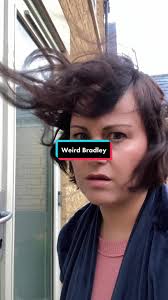 When you’re just trying to get the washing inside during storm Eunice…but  Bradley’s being weird again 🙄 #eunice #storm #weirdneighbours #bitwindymate