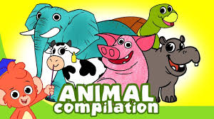 Learn Animals For Kids Animal Cartoon Compilation For Children Zoo Cartoon Cartoons Youtube