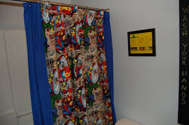 Diy Marvel Comic Fabric Shower Curtain Marvel Room Superhero Bathroom Boy Decor