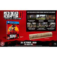 Special edition delivers exclusive content for story mode including: Buy Red Dead Redemption 2 Special Edition Ps4 Online In Dubai Abu Dhabi And All Uae