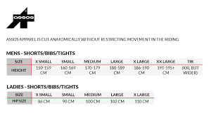 Assos Bib Shorts Size Guide