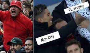 Manchester united have a first league double for a decade over manchester city in a further sign that the faith shown by the board in ole gunnar solskjær is being repaid. Liverpool Savaged With Man City Premier League Trophy Meme But Fans Are Saying One Thing Football Sport Express Co Uk