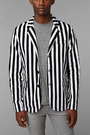 Black And White Striped Jacket Mens Tripp Nyc Stripe Top Cat Jacket Striped Top Tops Homecoming Outfits For Guys