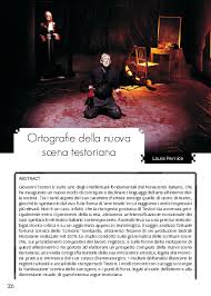 PDF) Ortografie della nuova scena testoriana