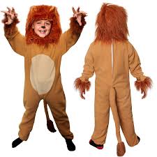 Child Lion Costume Kids King Of The Jungle Book Character All In One Fancy Dress Jungle Book Characters Kids Costumes Lion Costume