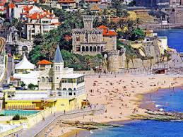 A tejo folyó partján,portugália nyugati peremén. Estoril A Portugal Riviera Fovarosa Mienk A Vilag