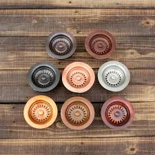 Brushed gunmetal grey tapware is the new matte black. Artistic Copper Kitchen Sink Drainer Kitchen Drains Strainers Aliexpress