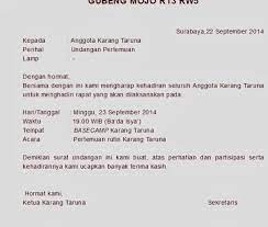 Contoh surat resmi undangan doa bersama. 20 Contoh Surat Ondangan Rapat Karang Taruna Bahasa Sunda