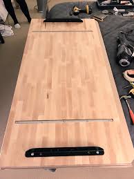 That suit your contemporary office with footrest you love with a wide range of wi. Instructions For How To Affix An Ikea Gerton Table Top To The Ikea Bekant Sit Stand Desk Frame In 2021 Ikea Gerton Ikea Bekant Gerton Ikea