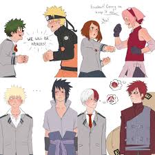 Bnha Pics Anime Crossover Naruto Cute Naruto Comic