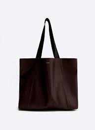 Bajio brown, genuine brown leather messenger bag with agate. Women S Bags Uterque Spring Summer 2021