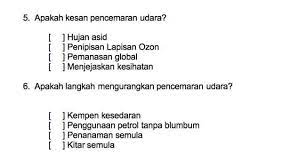 Contoh borang kaji selidik pengajian am. Borang Soal Selidik Geografi Pt3 2017 Nah Contoh Terbaik