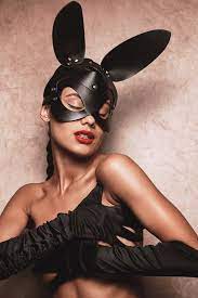 Bad Bunny Mask mask rabbit Mask BDSM Mask Masquerade Mask - Etsy