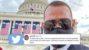 Lo's biggest fan and i hadn't heard! A Rod Attended The Presidential Inauguration And Quickly Became A Twitter Meme Article Bardown
