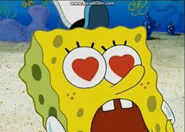Over a static purple background, a black ink stain on a blue background with a liquid effect appears by splattering all over the screen. Best Spongebob Tim Gifs Gfycat