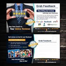 Create Postcard For Review Management Service By Antalyakhan Postcard Flyer Contest Design