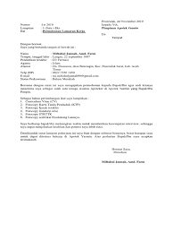 Temukan berbagai contoh surat lamaran kerja disini, selain gambar, kamu bisa download dalam bentuk doc dan pdf, selamat membaca. Surat Lamaran Kerja