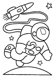 Coloring Pages Astronaut Riding A Rocket In 2020 Space Coloring Pages Online Coloring Pages Coloring Pages To Print