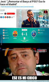 Los mejores memes en las redes sociales del duelo entre el fc barcelona y el psg de champions league de hoy: Barcelona Psg Memes