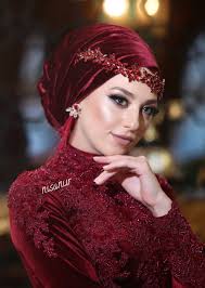 Mobel Indonesia Nisanur Modaevi Guzel Turban Gelin Elbisesi Sik Sac Modelleri