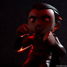 DC Artists Alley Chris Uminga Black and White Variant Vinyls Photo Shoot