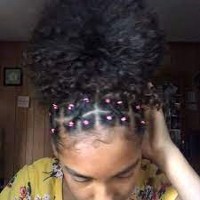 Makiya S Curls On Instagram Leaving This In For A Week Took Way To Long Starting Y Rubber Band Hairstyles Natural Hair Styles Natural Hair Styles Easy