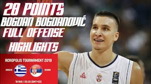 Born 18 august 1992) is a serbian professional basketball player for the atlanta hawks of the national basketball association (nba). Bogdan Bogdanovic Full Highlights Greece Vs Serbia Aug 18 2019 Acropolis Tournament Youtube